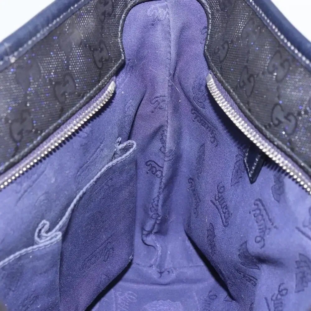 Gucci GG Imprime Coated Canvas Tote Bag Purple